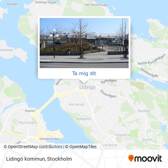 Lidingö kommun karta