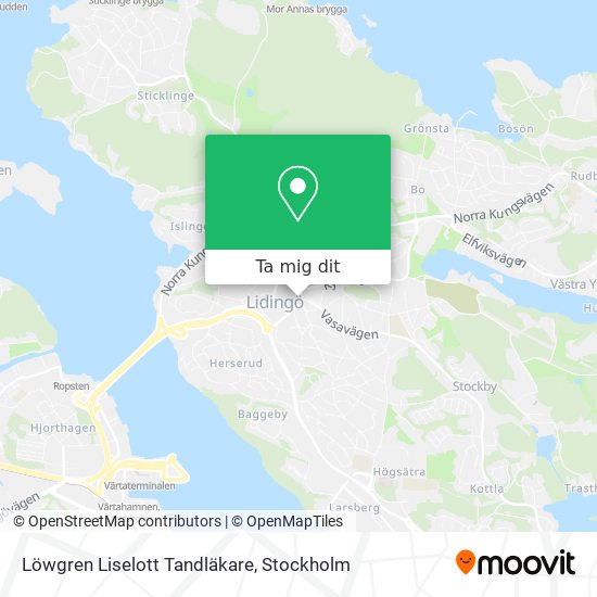 Löwgren Liselott Tandläkare karta