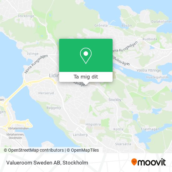 Valueroom Sweden AB karta