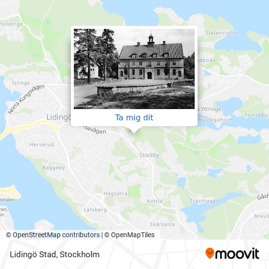 Lidingö Stad karta