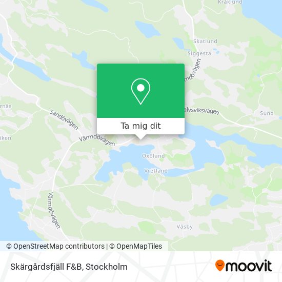 Skärgårdsfjäll F&B karta