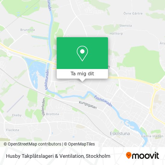 Husby Takplåtslageri & Ventilation karta