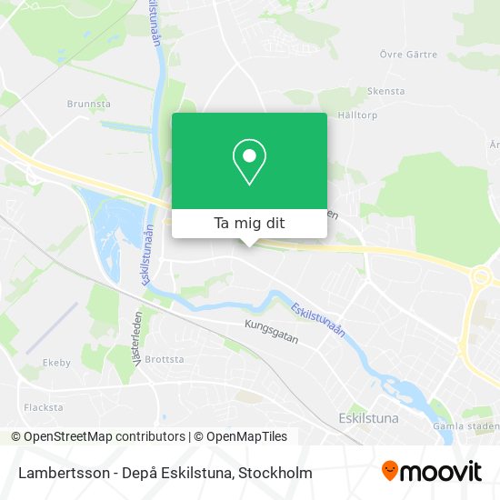 Lambertsson - Depå Eskilstuna karta