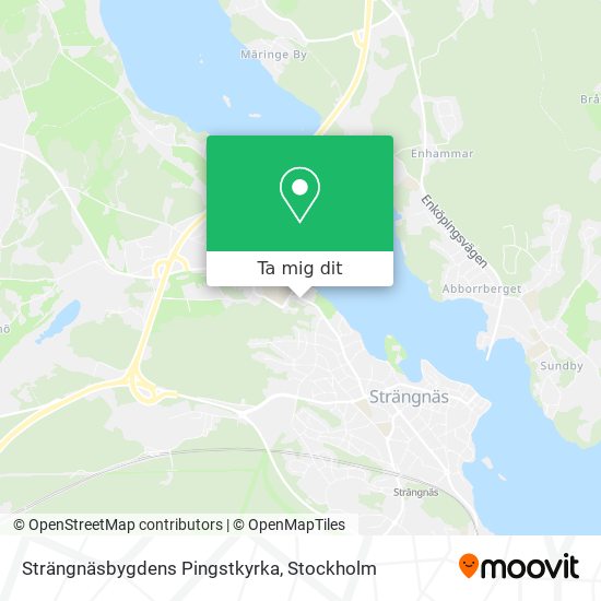 Strängnäsbygdens Pingstkyrka karta