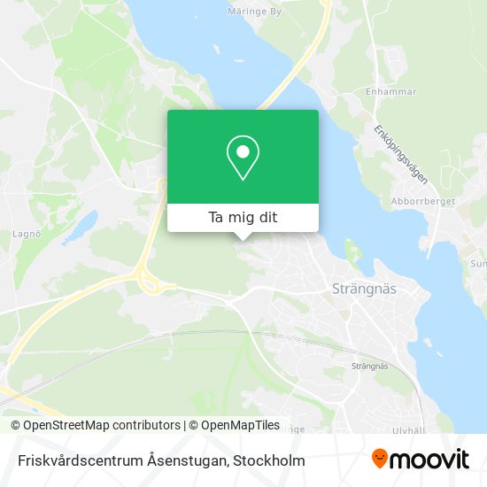 Friskvårdscentrum Åsenstugan karta