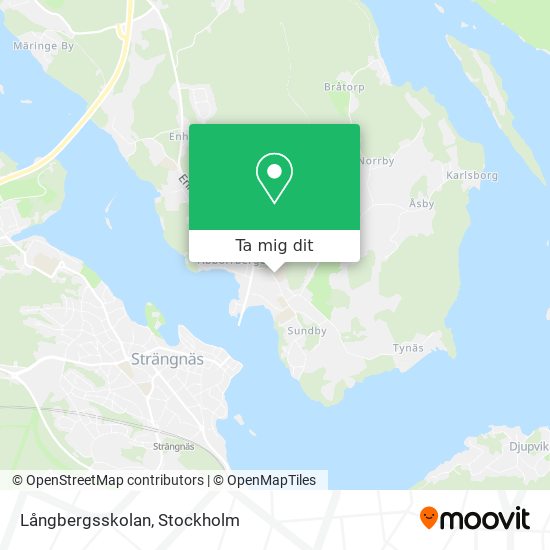 Långbergsskolan karta