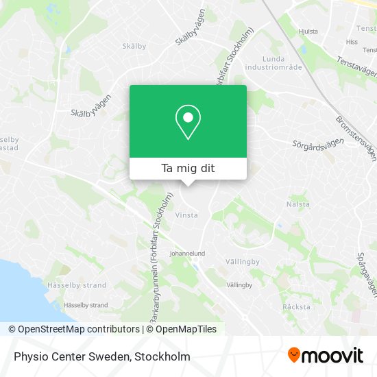 Physio Center Sweden karta