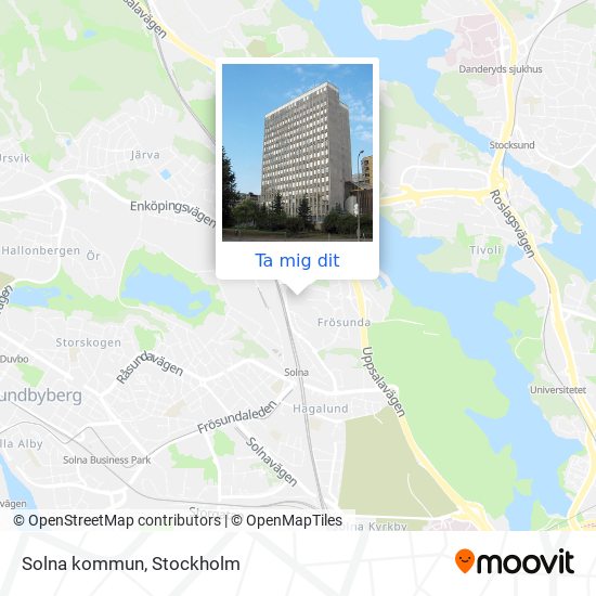 Solna kommun karta