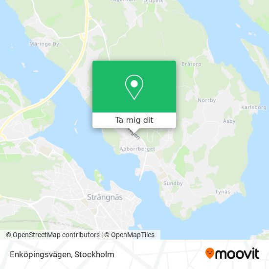 Enköpingsvägen karta