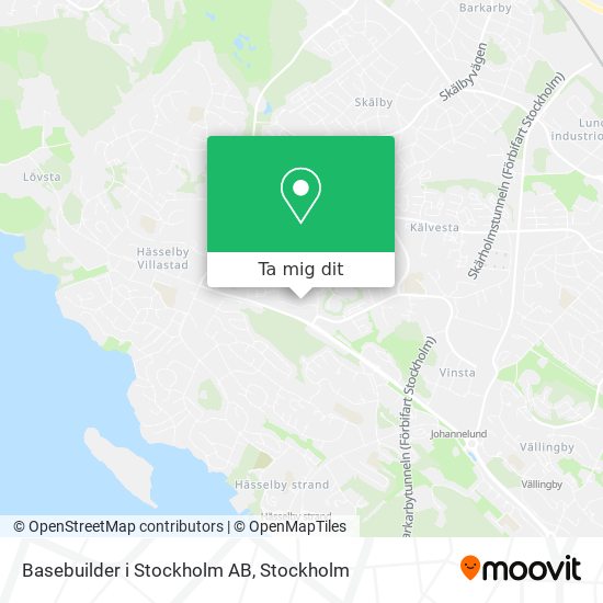 Basebuilder i Stockholm AB karta