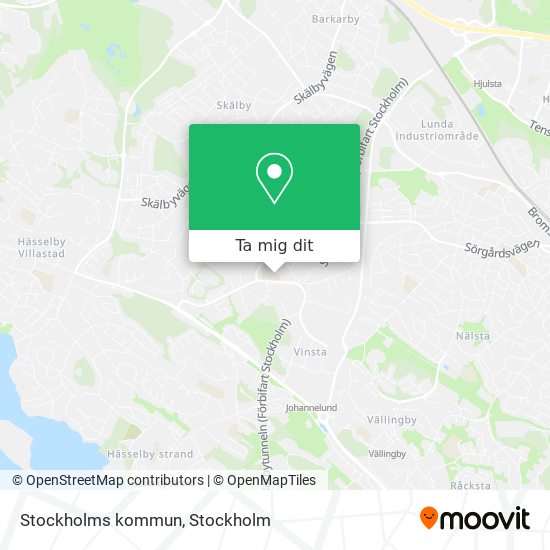 Stockholms kommun karta