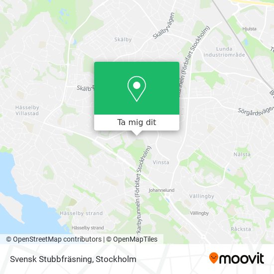 Svensk Stubbfräsning karta