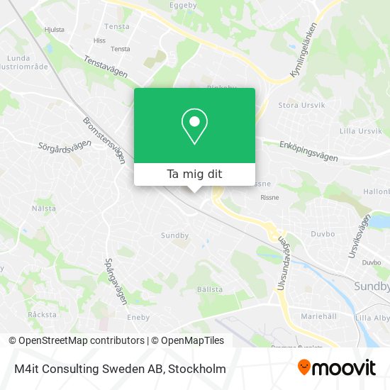 M4it Consulting Sweden AB karta