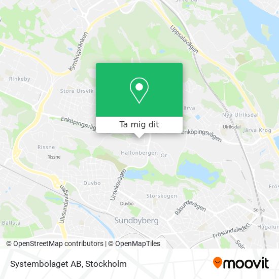 Systembolaget AB karta