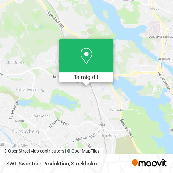 SWT Swedtrac Produktion karta