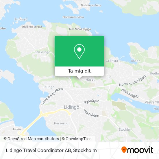 Lidingö Travel Coordinator AB karta