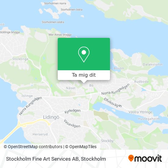 Stockholm Fine Art Services AB karta