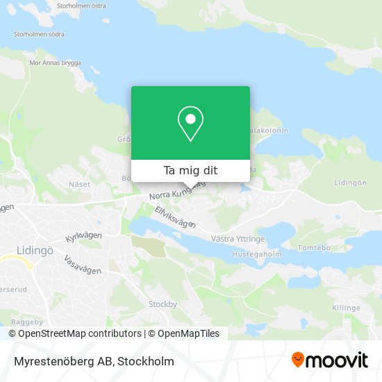 Myrestenöberg AB karta