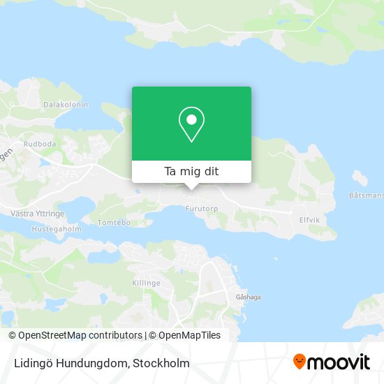 Lidingö Hundungdom karta