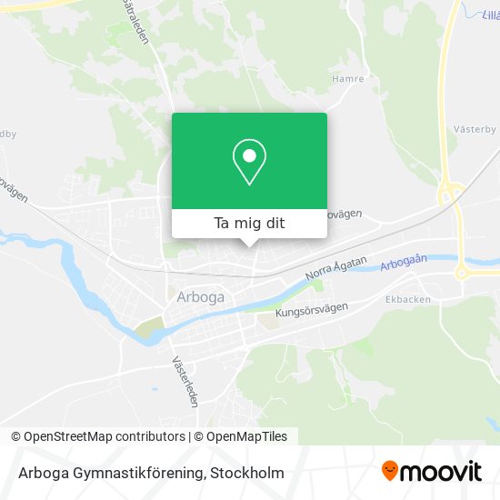 Arboga Gymnastikförening karta