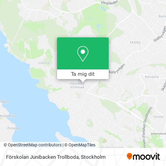 Förskolan Junibacken Trollboda karta