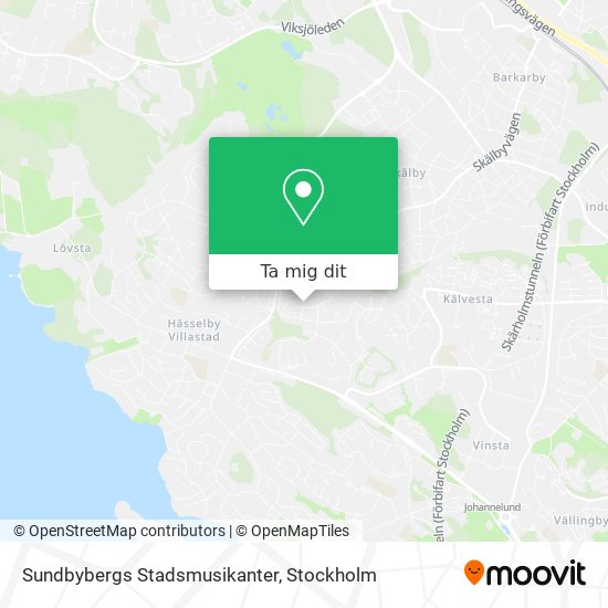 Sundbybergs Stadsmusikanter karta