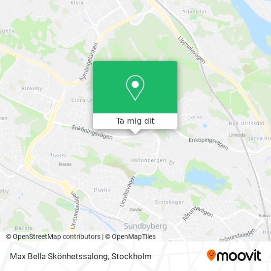 Max Bella Skönhetssalong karta