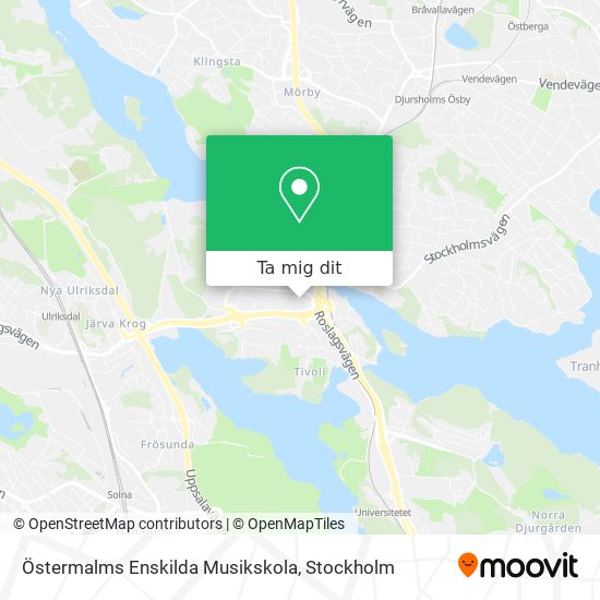 Östermalms Enskilda Musikskola karta
