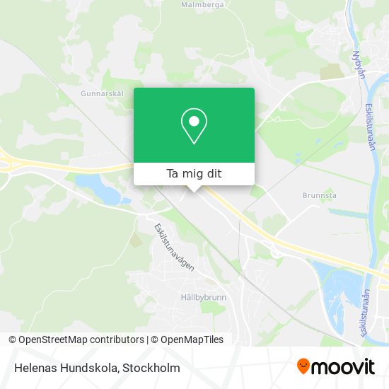 Helenas Hundskola karta