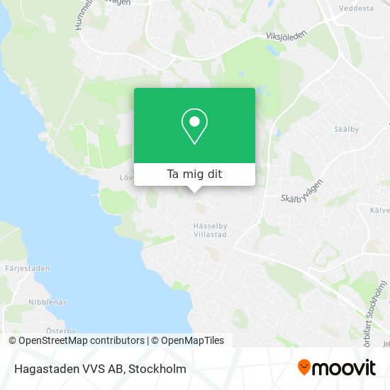 Hagastaden VVS AB karta