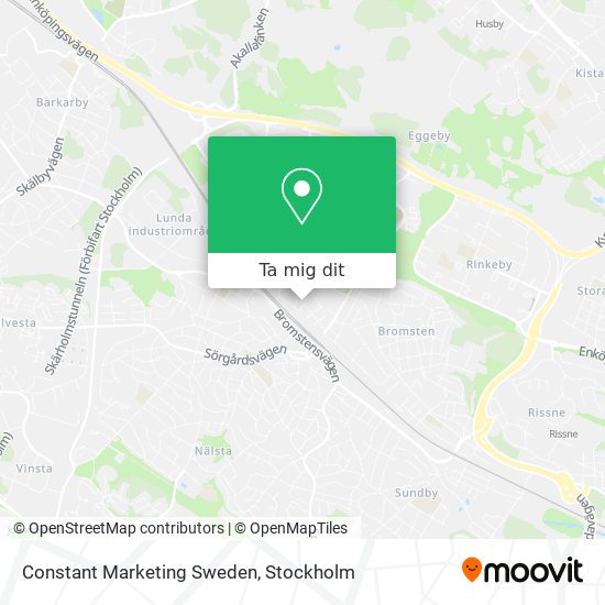 Constant Marketing Sweden karta