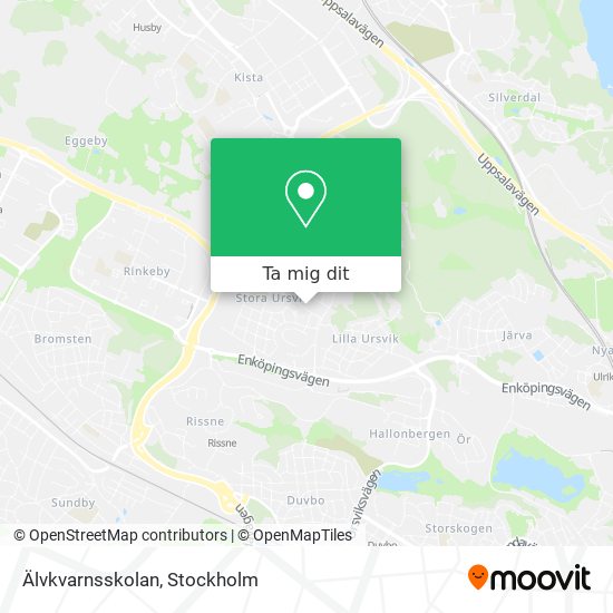 Älvkvarnsskolan karta