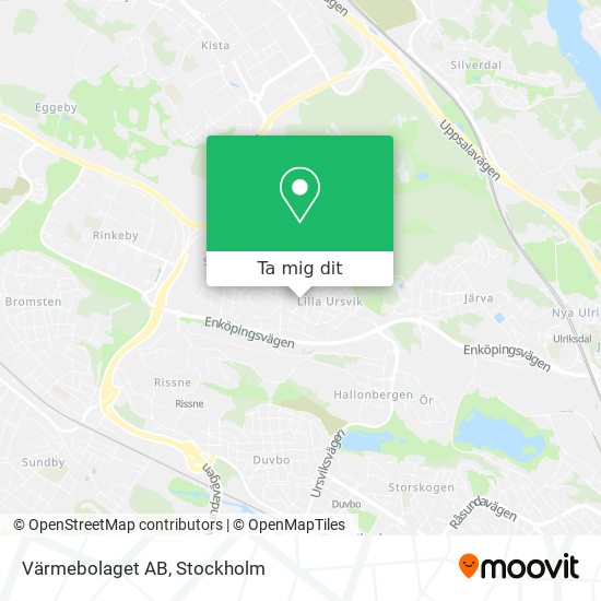 Värmebolaget AB karta