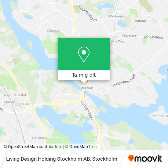 Living Design Holding Stockholm AB karta