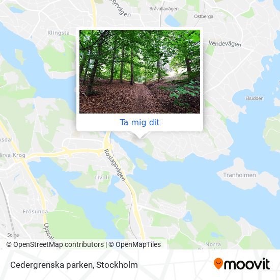 Cedergrenska parken karta