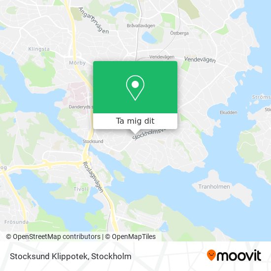 Stocksund Klippotek karta