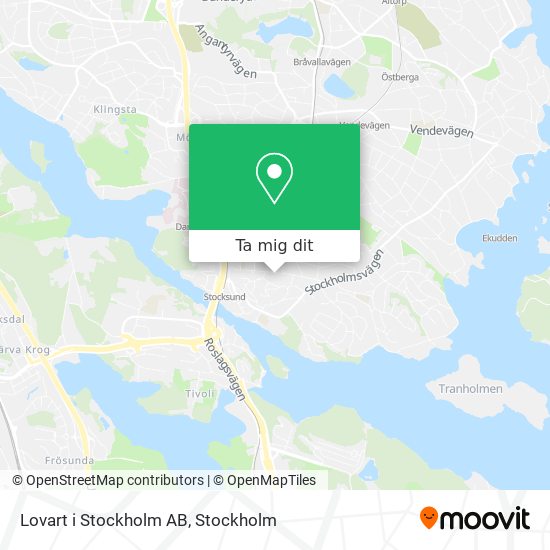 Lovart i Stockholm AB karta