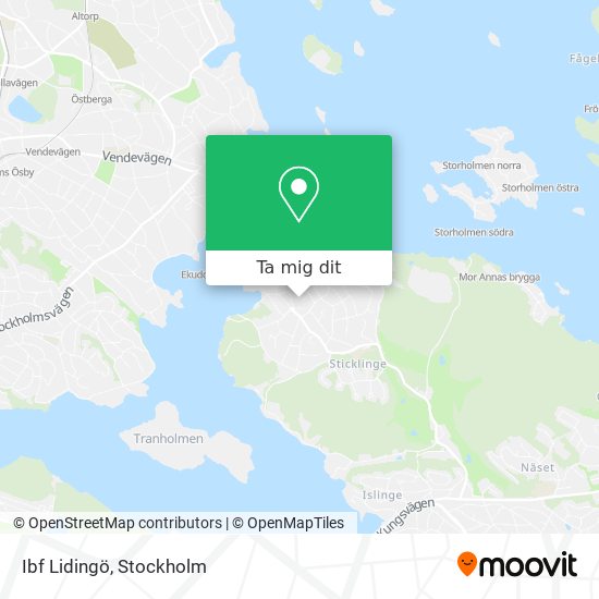 Ibf Lidingö karta