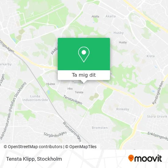 Tensta Klipp karta