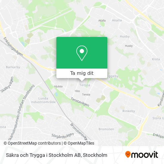 Säkra och Trygga i Stockholm AB karta