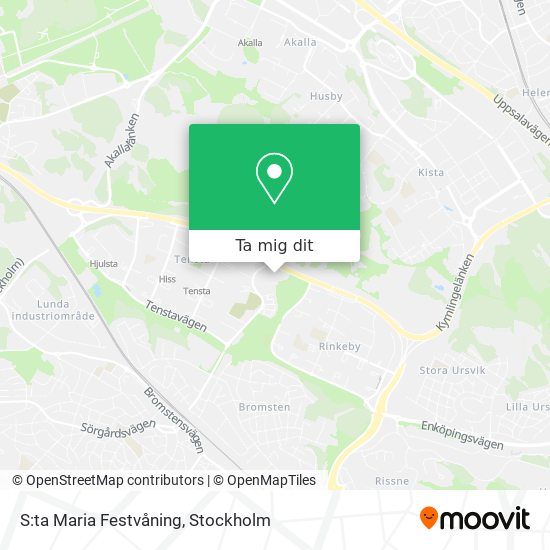 S:ta Maria Festvåning karta