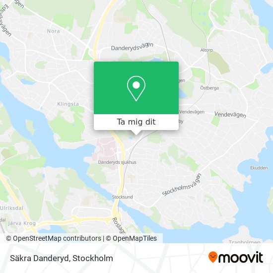 Säkra Danderyd karta
