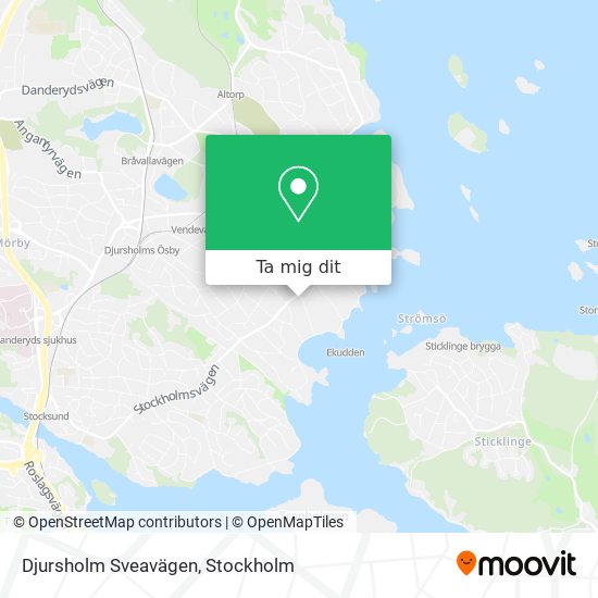 Djursholm Sveavägen karta