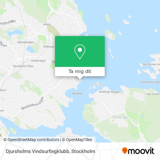 Djursholms Vindsurfingklubb karta
