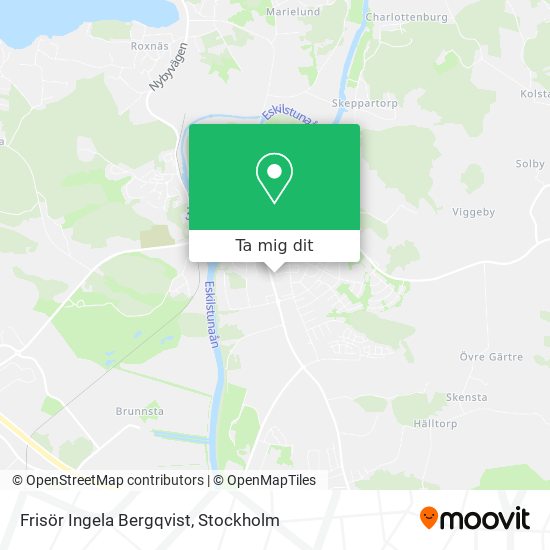 Frisör Ingela Bergqvist karta