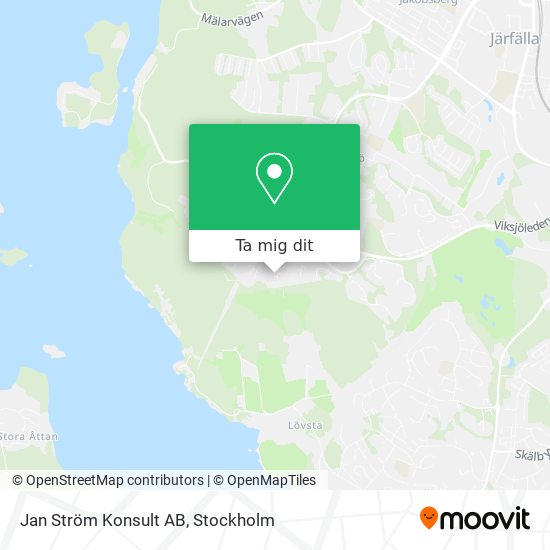 Jan Ström Konsult AB karta