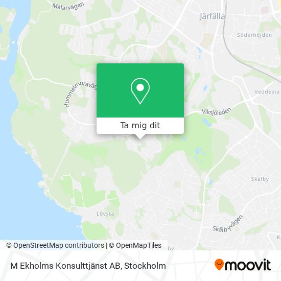 M Ekholms Konsulttjänst AB karta