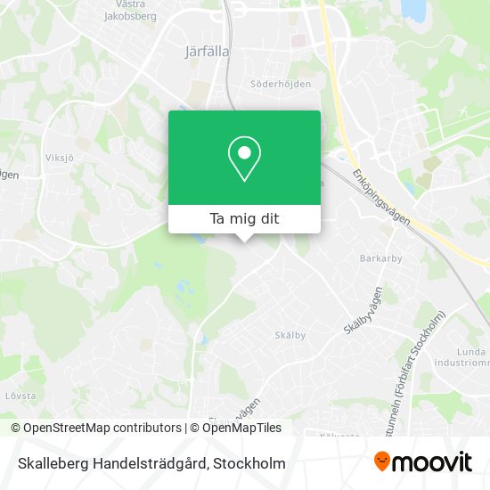 Skalleberg Handelsträdgård karta