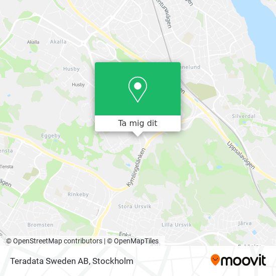 Teradata Sweden AB karta