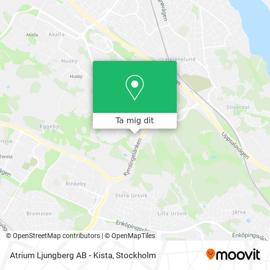 Atrium Ljungberg AB - Kista karta